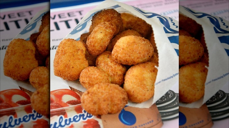 Culver's Wisconsin Cheese Curds on a tray