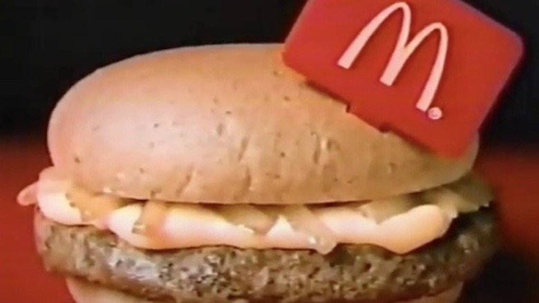 McDonald's Cheddar Melt from 1988 commercial