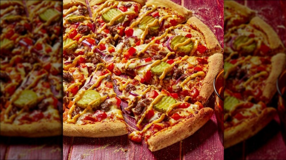 Domino's Cheeseburger Pizza