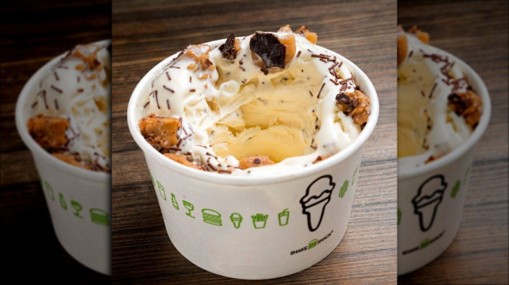 Concrete fast food dessert from Shake Shack