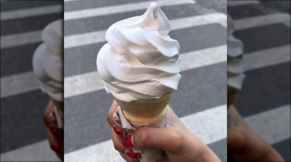 Vanilla Cone fast food dessert from McDonald's