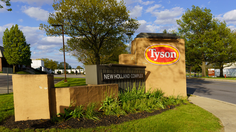 Tyson entrance sign