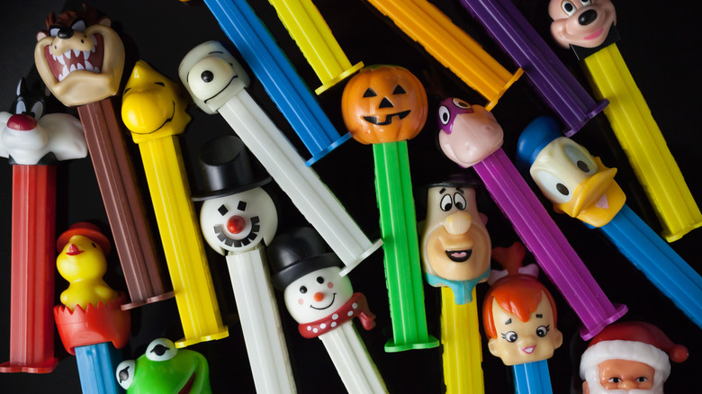 Variety of PEZ dispensers