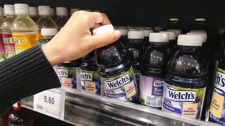 Welch's grape juice at store