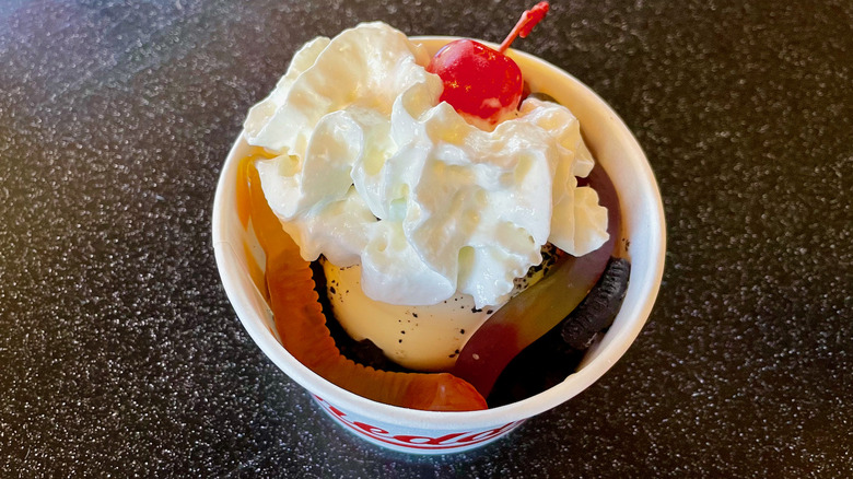 Freddy's Dirt 'n Worms sundae