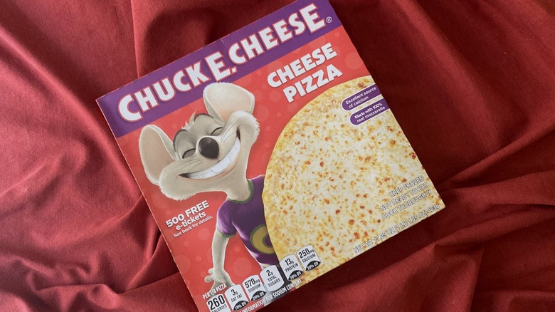 Chuck E. Cheese frozen cheese pizza