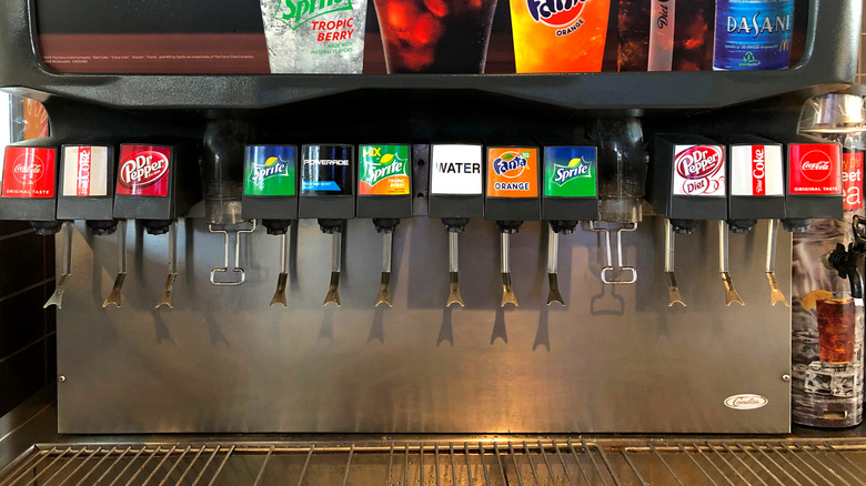 The gas station soda wall. 