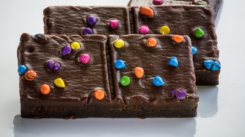 A beauty shot of Cosmic Brownies. 