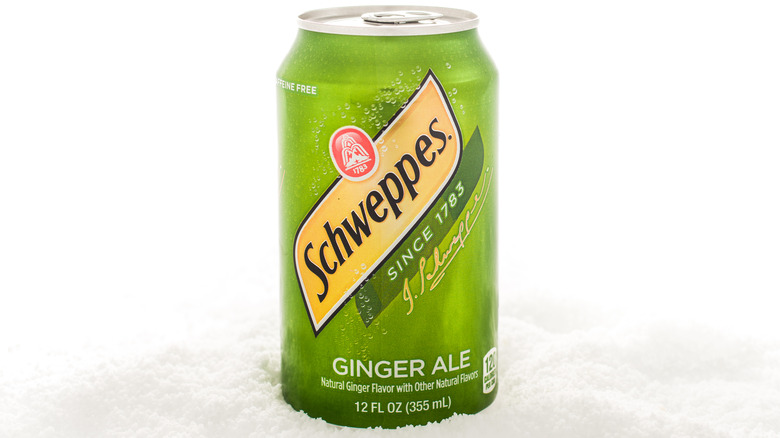 Can of Schweppes Ginger Ale 