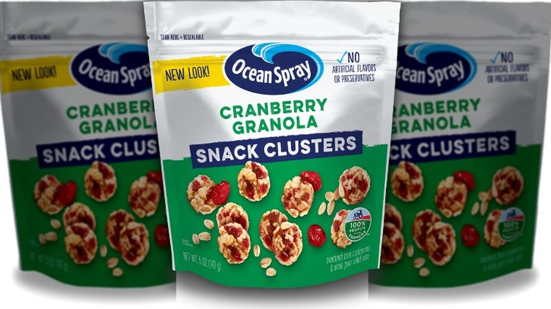 bag of cranberry granola