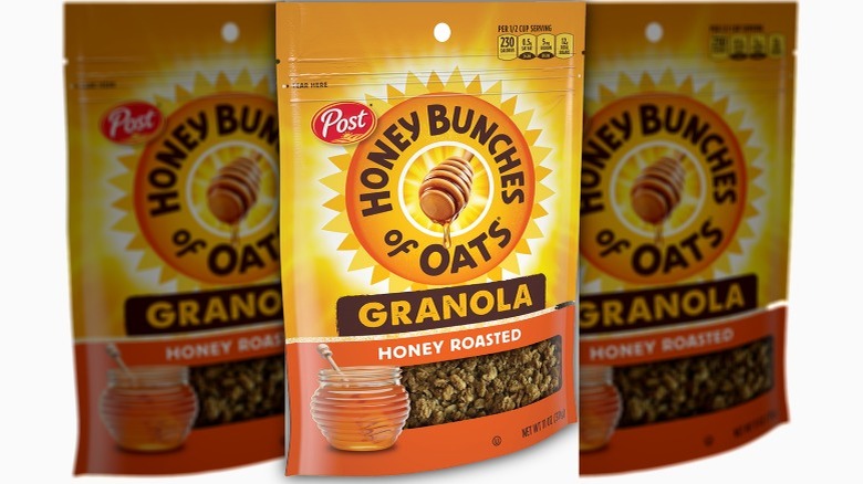 bag of honey roasted granola