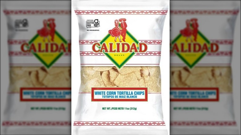 Calidad white corn tortilla chips