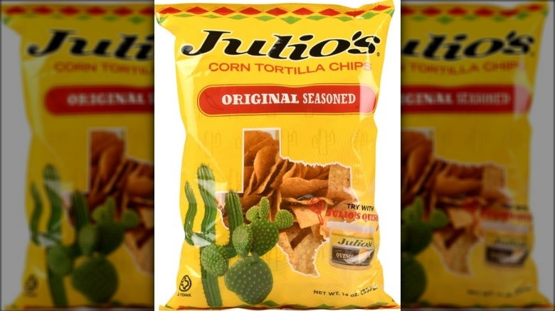 Julio's original seasoned corn tortilla chips