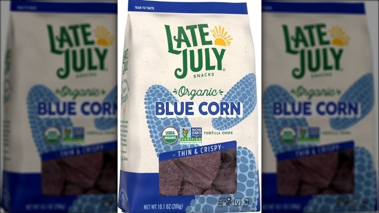 Late July organic blue corn tortilla chips