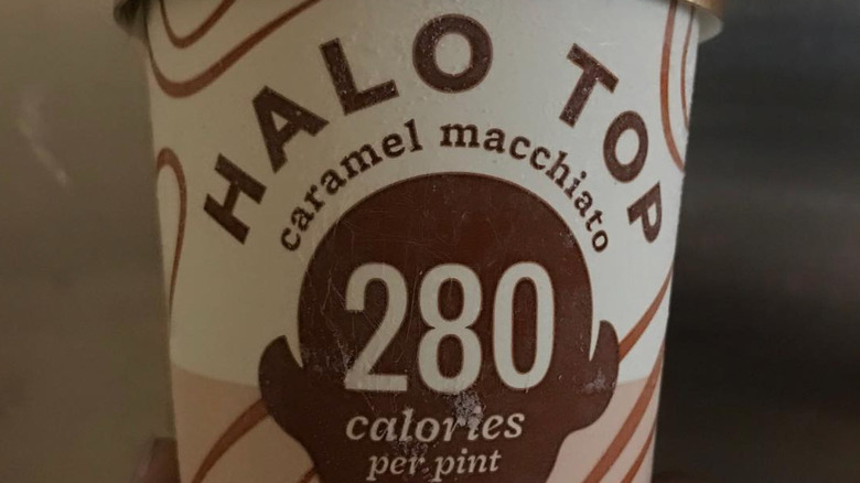 Caramel Macchiato Halo Top. 