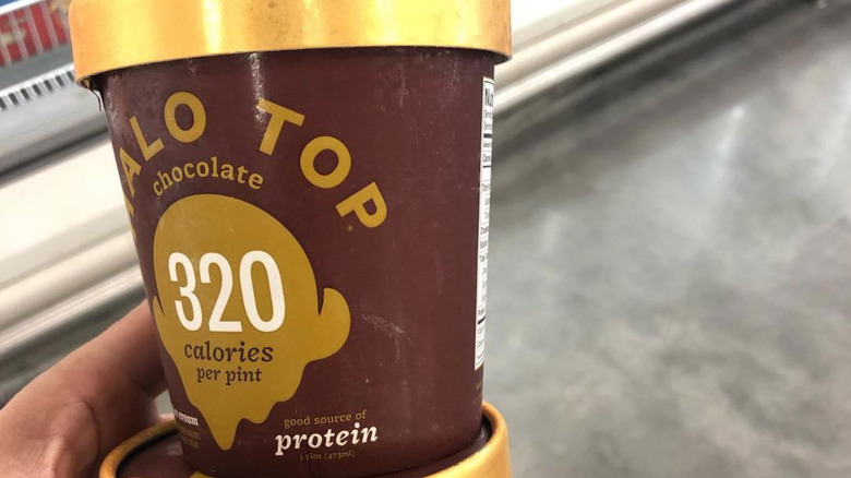 Chocolate Halo Top. 