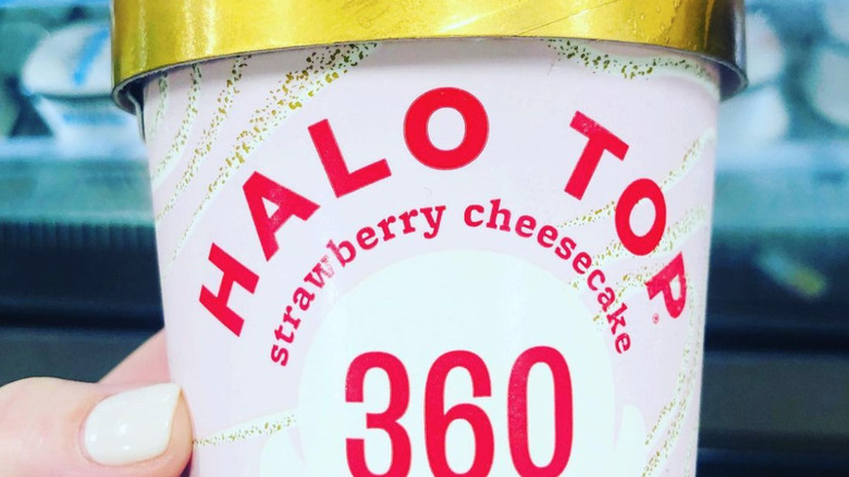 Strawberry Cheesecake Halo Top. 