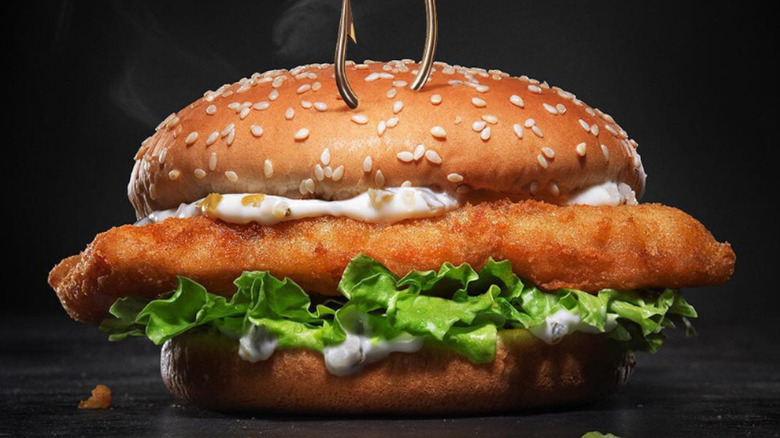 Beer-Battered Fish Sandwich from hardee's