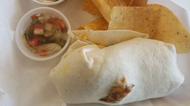 Chicken Grilled Burrito from hardee's