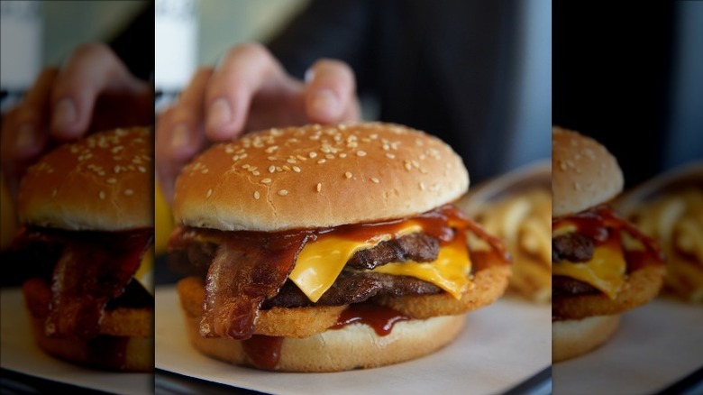 Western Bacon Cheeseburger from hardee's