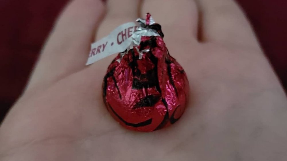 Cherry cordial Hershey's Kiss