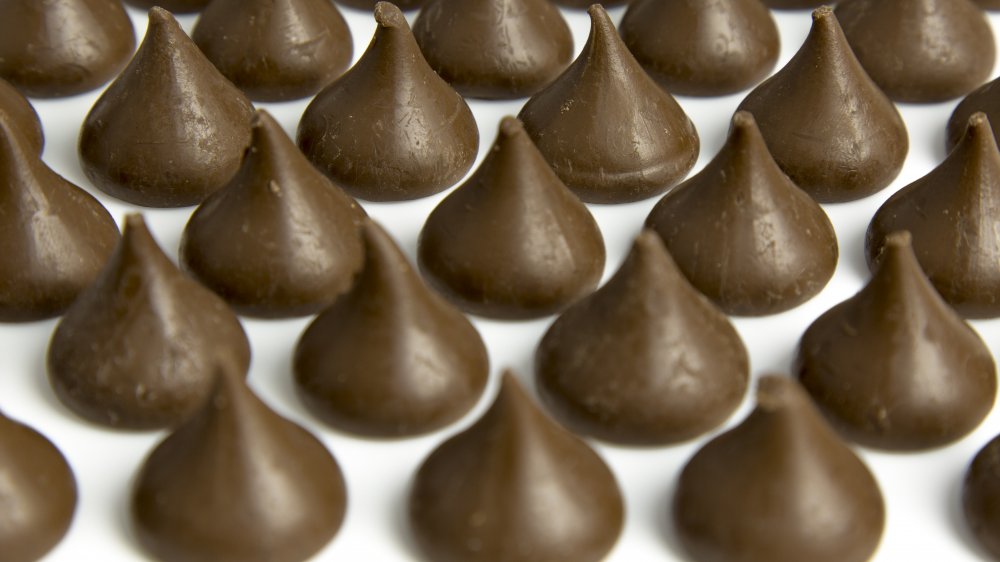 Milk chocolate Hershey's Kiss