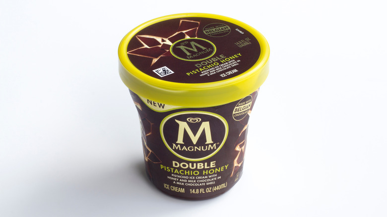 A tub of Magnum ice cream