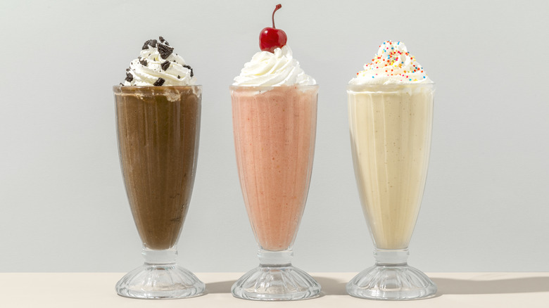 malt milkshake line up