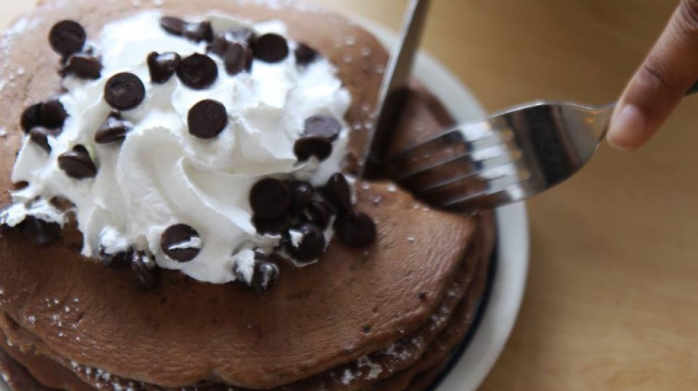 IHOP's Chocolate Chocolate Chip Pancakes