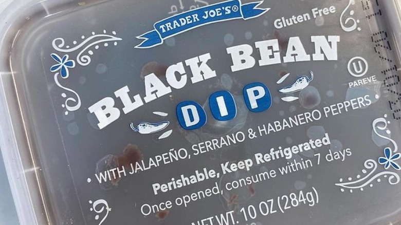 trader joe's Black bean dip