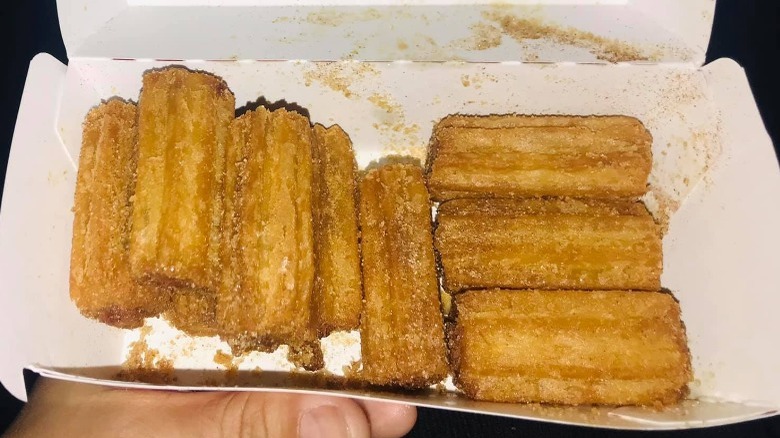 Jack in the Box Mini Churros in a box