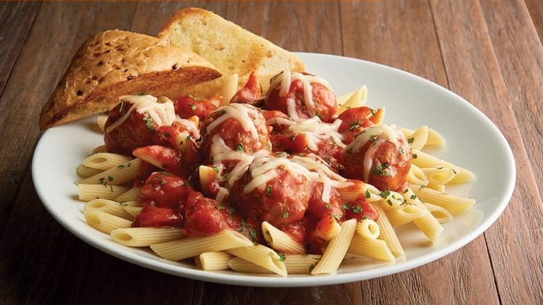 Penne and Meatballs order at jason's deli