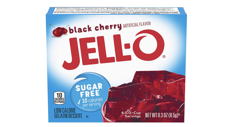 Sugar-free Black Cherry jello product image