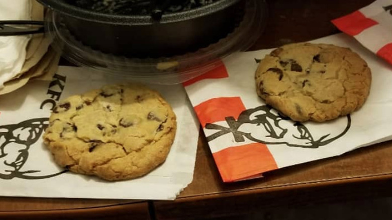 KFC Chocolate chip cookie