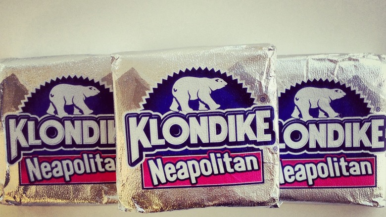 Neapolitan Klondike Bar