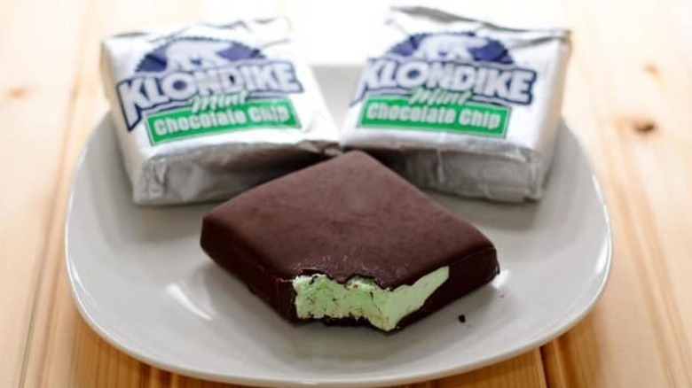 Mint Chocolate Chip Klondike Bar