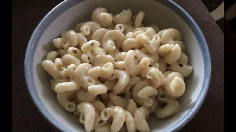 bowl of White cheddar mac and cheese