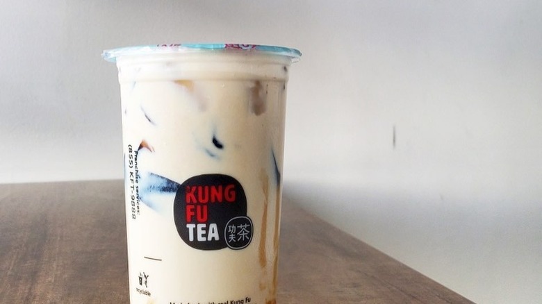 Honey oolong milk tea