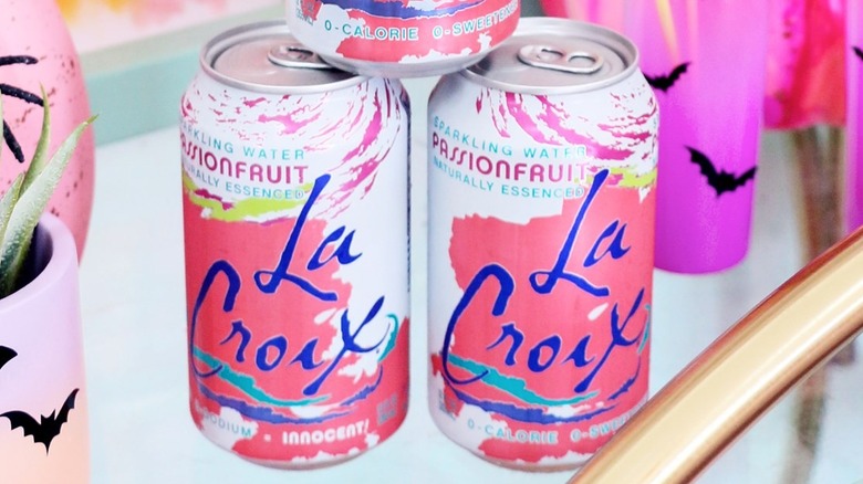 Passionfruit lacroix cans