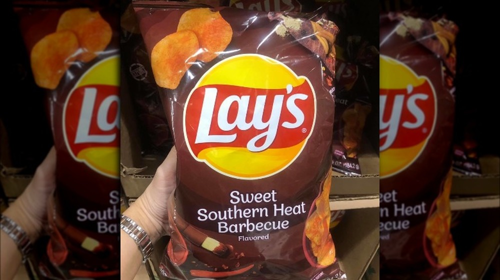 Lay's Sweet Southern Heat BBQ Flavored Potato Chips