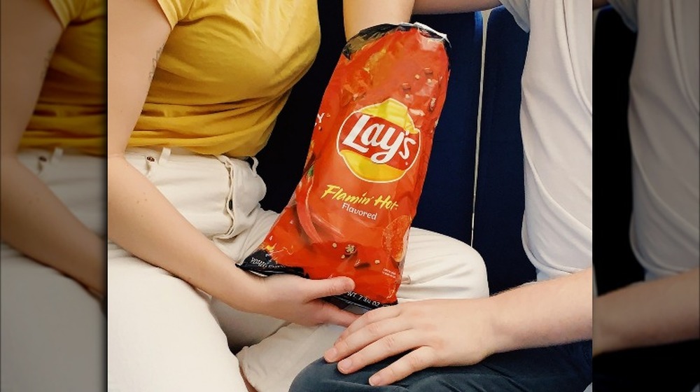 Lay's Flamin' Hot Flavored Potato Chips