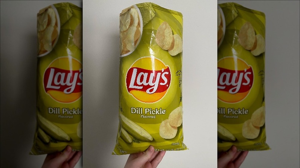 Lay's Dill Pickle Flavored Potato Chips