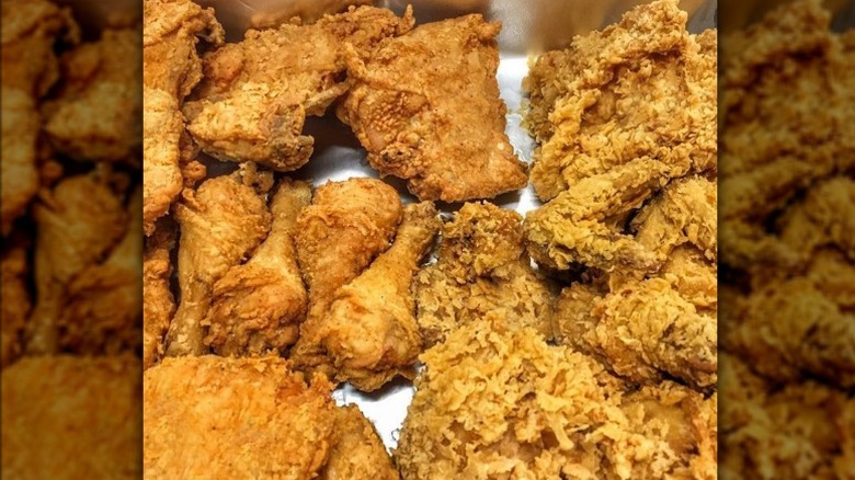 pile of fried chicken