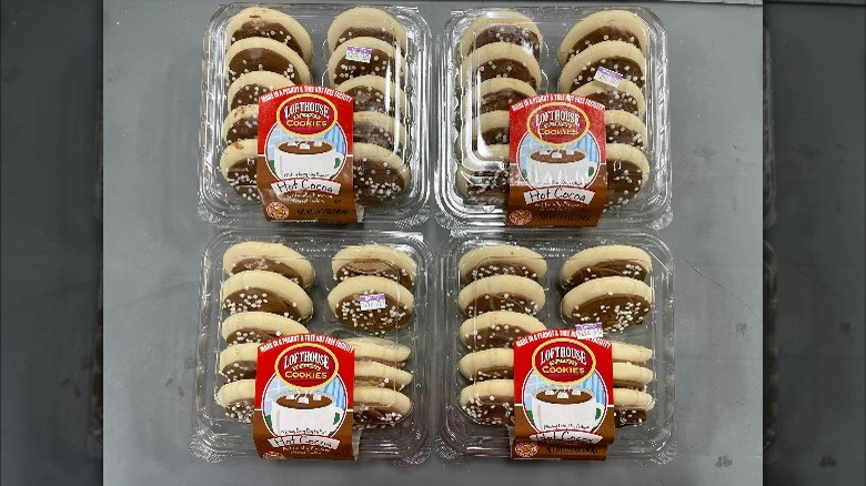 Four boxes of hot cocoa cookies