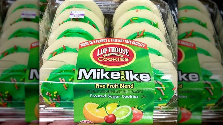 A box of the Mike and Ike Cookies