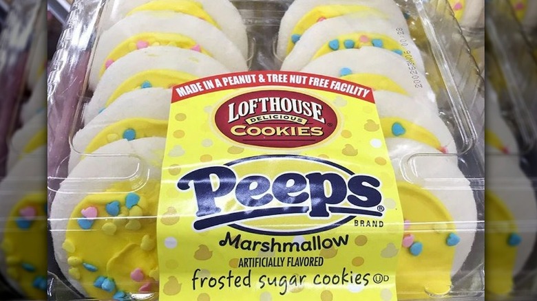 Lofthouse Peep frosted cookies