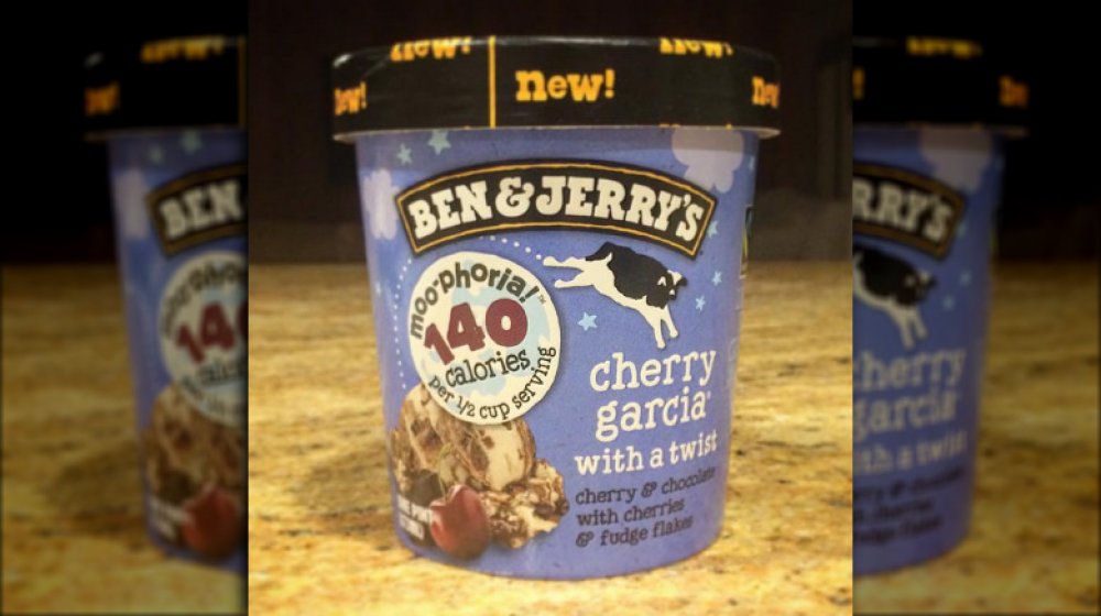 Ben & Jerry's Moophoria, Cherry Garcia with a Twist ice cream
