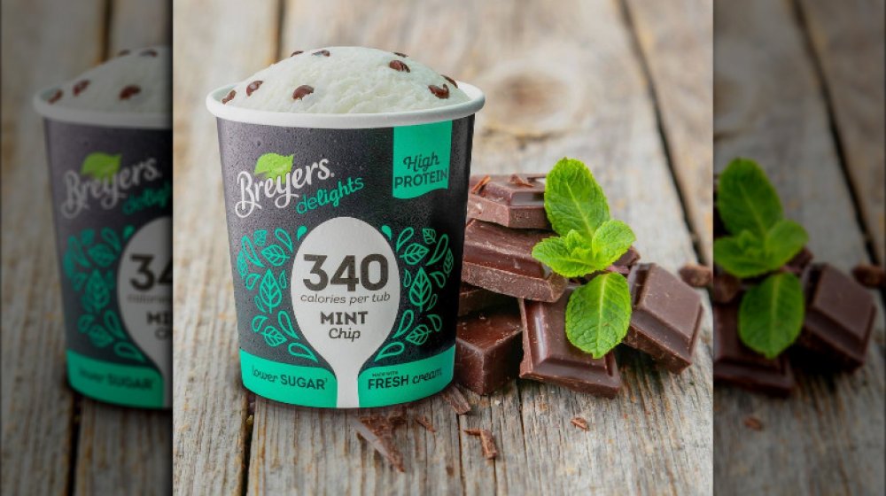 Breyers Delights, Mint Chip ice cream