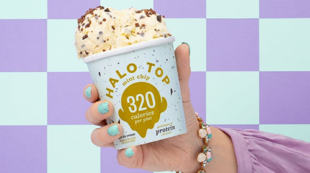 Halo Top, Mint Chip ice cream