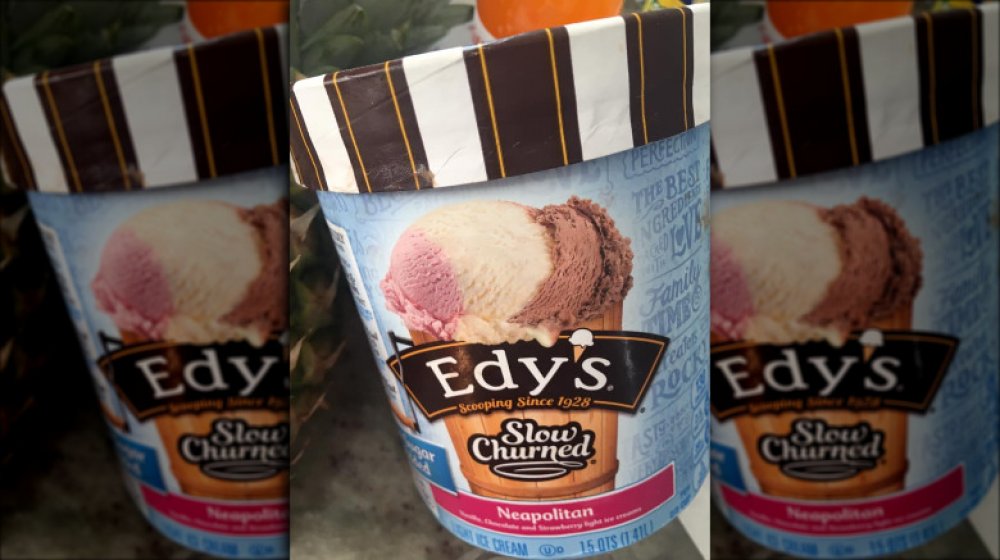 Edy's Slow Churned, Neapolitan ice cream